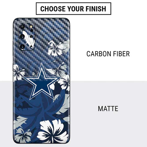NFL Dallas Cowboys Tropical Print Galaxy S20 Plus Skin