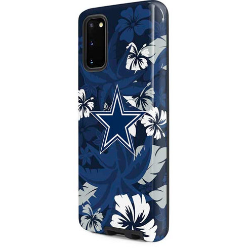 NFL Dallas Cowboys Tropical Print Galaxy S20 Pro Case