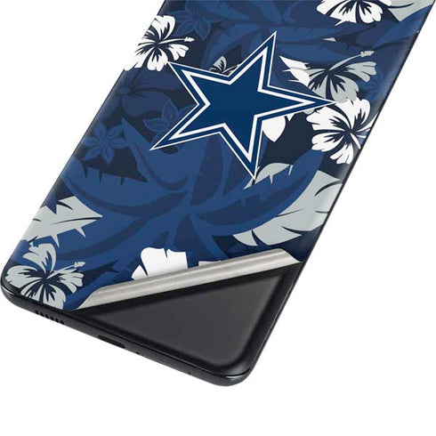 NFL Dallas Cowboys Tropical Print Galaxy S21 5G Skin