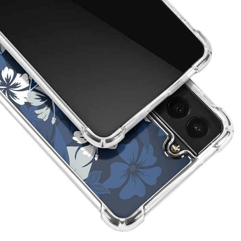 NFL Dallas Cowboys Tropical Print Galaxy S21 Plus 5G Clear Case