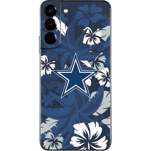 NFL Dallas Cowboys Tropical Print Galaxy S22 Plus Skin