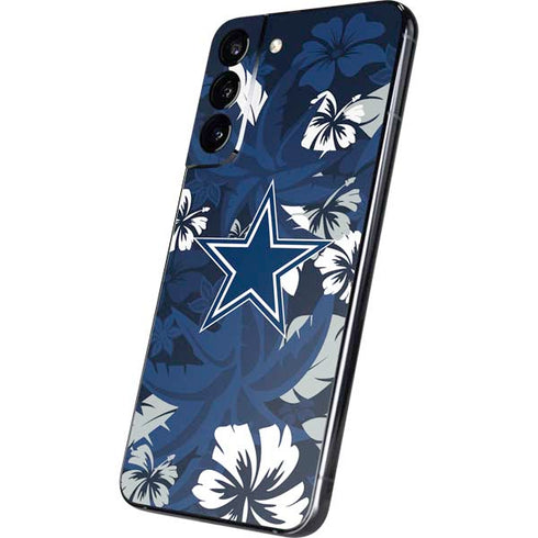 NFL Dallas Cowboys Tropical Print Galaxy S22 Plus Skin