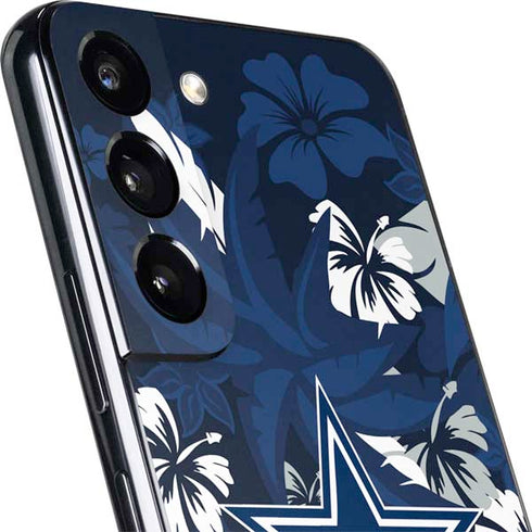 NFL Dallas Cowboys Tropical Print Galaxy S22 Plus Skin