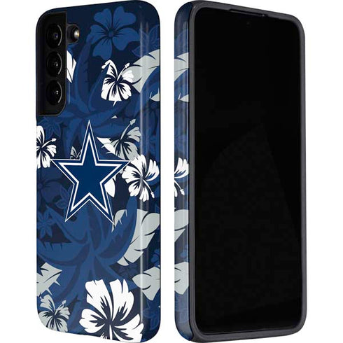 NFL Dallas Cowboys Tropical Print Galaxy S22 Pro Case