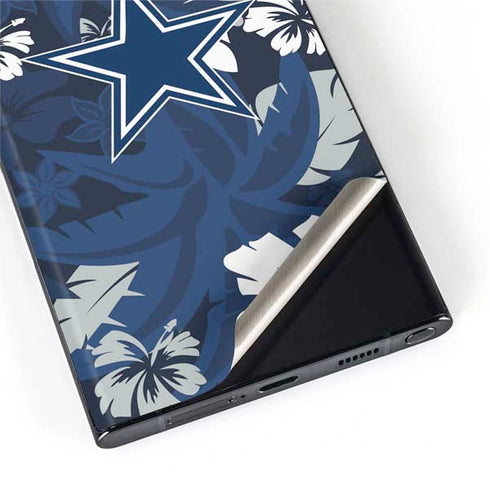 NFL Dallas Cowboys Tropical Print Galaxy S22 Ultra Skin