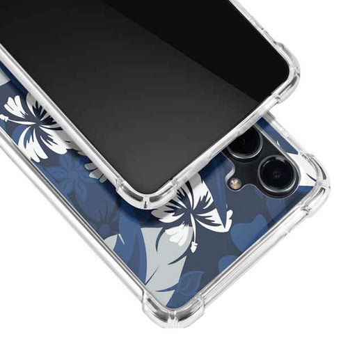 NFL Dallas Cowboys Tropical Print Galaxy S23 FE Clear Case