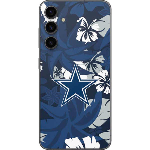NFL Dallas Cowboys Tropical Print Galaxy S23 FE Skin
