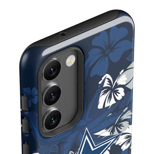 NFL Dallas Cowboys Tropical Print Galaxy S23 Plus Pro Case