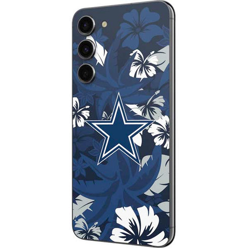 NFL Dallas Cowboys Tropical Print Galaxy S23 Plus Skin