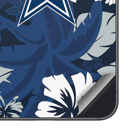 NFL Dallas Cowboys Tropical Print Galaxy S23 Skin