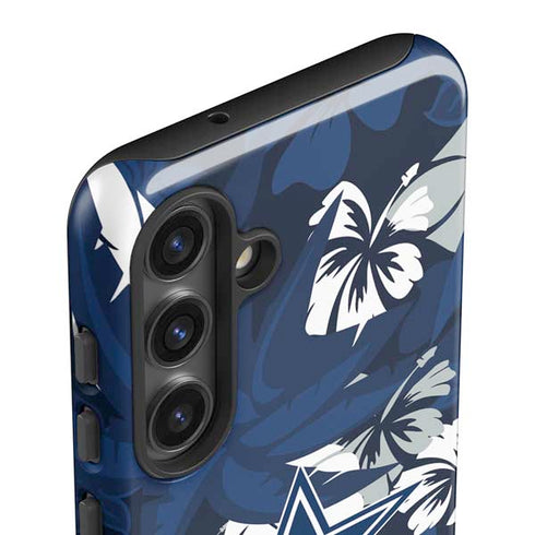 NFL Dallas Cowboys Tropical Print Galaxy S24 Plus Impact Case