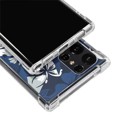 NFL Dallas Cowboys Tropical Print Galaxy S24 Ultra Clear Case