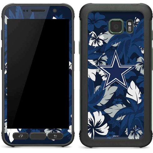NFL Dallas Cowboys Tropical Print Galaxy S7 Active Skin