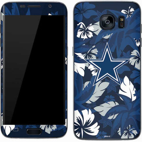NFL Dallas Cowboys Tropical Print Galaxy S7 Skin
