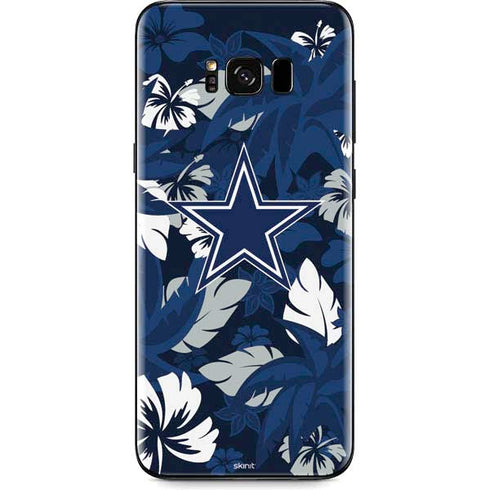 NFL Dallas Cowboys Tropical Print Galaxy S8 Plus Skin