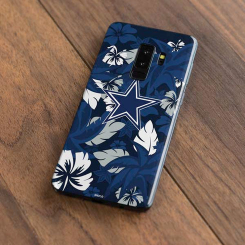 NFL Dallas Cowboys Tropical Print Galaxy S9 Plus Skin