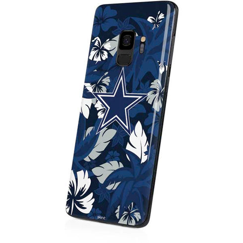 NFL Dallas Cowboys Tropical Print Galaxy S9 Skin