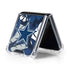NFL Dallas Cowboys Tropical Print Galaxy Z Flip5 5G Clear Case