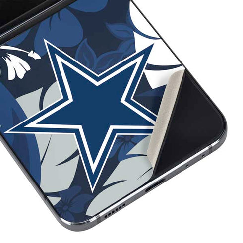 NFL Dallas Cowboys Tropical Print Galaxy Z Flip5 5G Skin