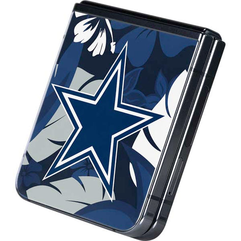 NFL Dallas Cowboys Tropical Print Galaxy Z Flip5 5G Skin