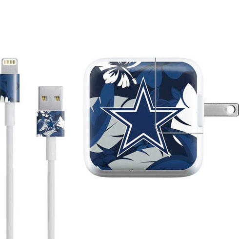 NFL Dallas Cowboys Tropical Print iPad Charger (10W USB) Skin