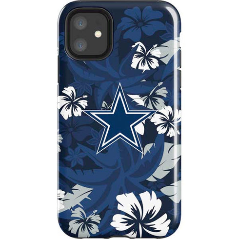 NFL Dallas Cowboys Tropical Print iPhone 11 Impact Case