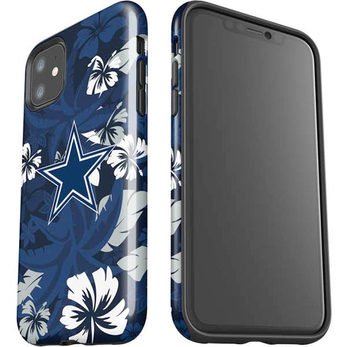 NFL Dallas Cowboys Tropical Print iPhone 11 Impact Case