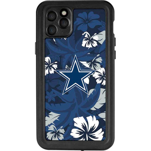 NFL Dallas Cowboys Tropical Print iPhone 11 Pro Max Waterproof Case