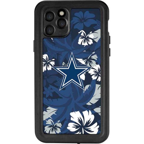 NFL Dallas Cowboys Tropical Print iPhone 11 Pro Waterproof Case