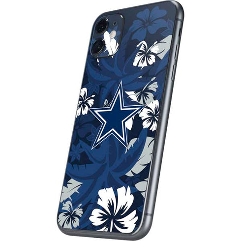 NFL Dallas Cowboys Tropical Print iPhone 11 Skin