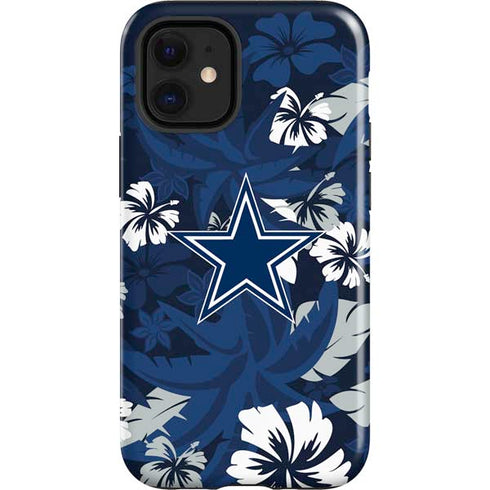 NFL Dallas Cowboys Tropical Print iPhone 12 Mini Impact Case