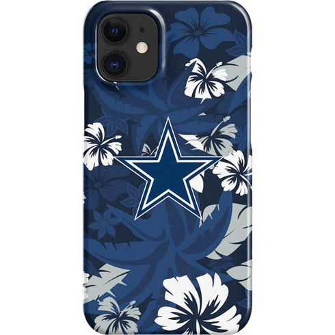 NFL Dallas Cowboys Tropical Print iPhone 12 Mini Lite Case