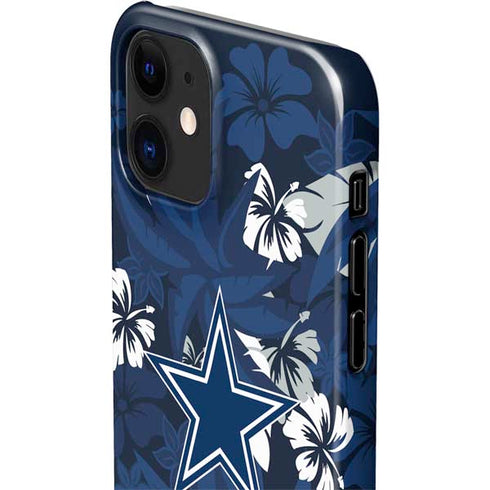 NFL Dallas Cowboys Tropical Print iPhone 12 Mini Lite Case