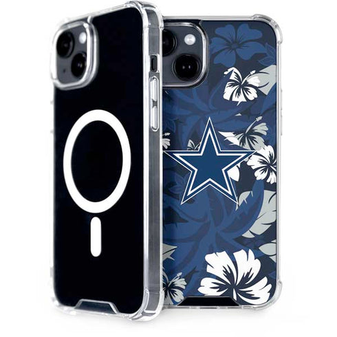 NFL Dallas Cowboys Tropical Print iPhone 13 MagSafe Case