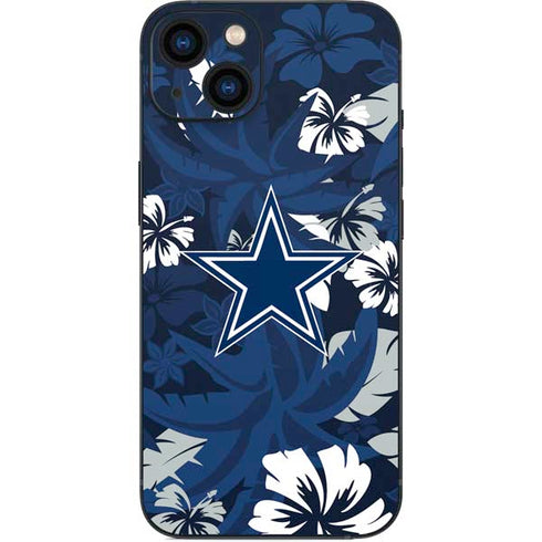 NFL Dallas Cowboys Tropical Print iPhone 15 Plus Skin