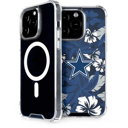 NFL Dallas Cowboys Tropical Print iPhone 15 Pro MagSafe Case