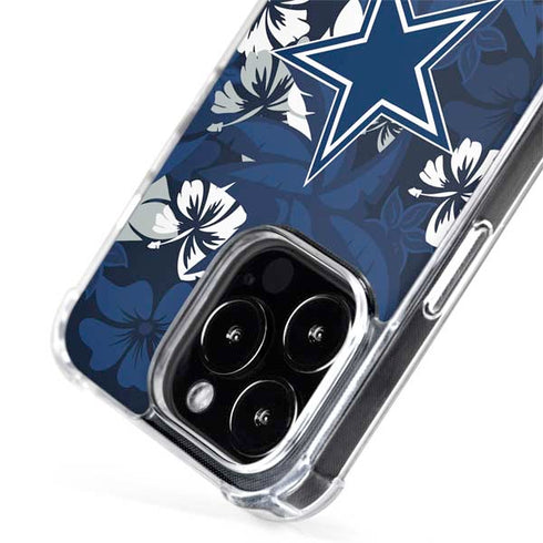 NFL Dallas Cowboys Tropical Print iPhone 15 Pro MagSafe Case