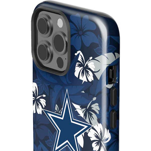 NFL Dallas Cowboys Tropical Print iPhone 15 Pro Max Impact Case