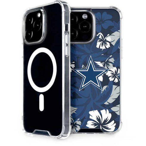 NFL Dallas Cowboys Tropical Print iPhone 15 Pro Max MagSafe Case