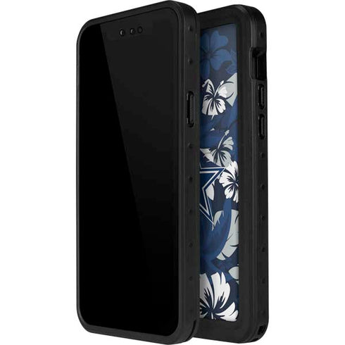 NFL Dallas Cowboys Tropical Print iPhone 14 Pro Max Waterproof Case