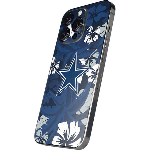 NFL Dallas Cowboys Tropical Print iPhone 14 Pro Skin
