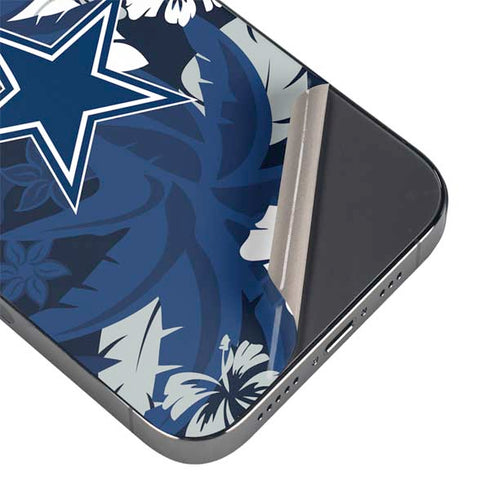 NFL Dallas Cowboys Tropical Print iPhone 14 Pro Skin