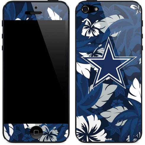 NFL Dallas Cowboys Tropical Print iPhone 5/5s/5SE Skin