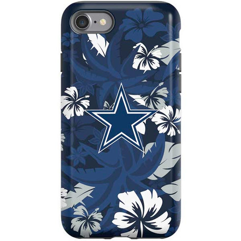 NFL Dallas Cowboys Tropical Print iPhone SE (2nd & 3rd Gen) Pro Case