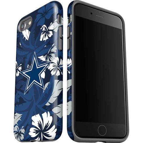 NFL Dallas Cowboys Tropical Print iPhone SE (2nd & 3rd Gen) Pro Case