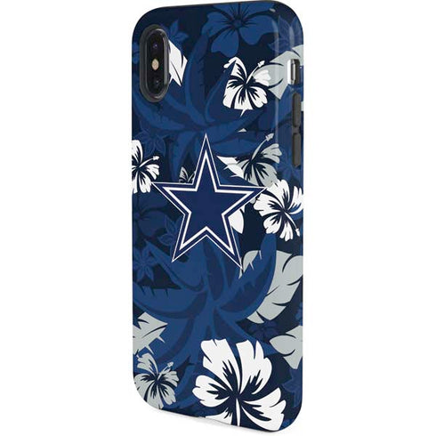 NFL Dallas Cowboys Tropical Print iPhone X Pro Case