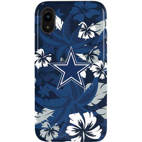 NFL Dallas Cowboys Tropical Print iPhone XR Pro Case