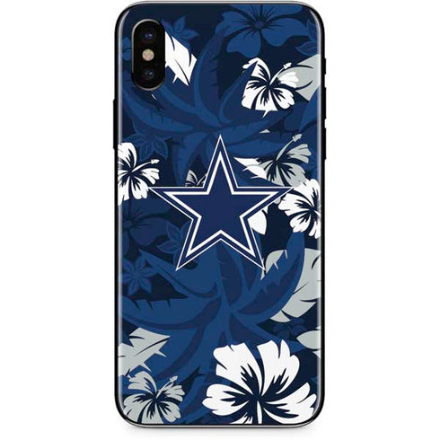NFL Dallas Cowboys Tropical Print iPhone XS Max Skin
