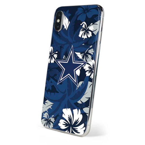 NFL Dallas Cowboys Tropical Print iPhone XS Skin