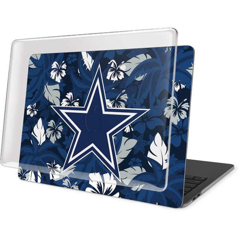 NFL Dallas Cowboys Tropical Print MacBook Pro 13in (2020) Case plus Skin